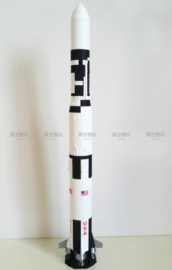 1:200 Scale Apollo Saturn V Skylab Rocket 3D Model Painted Finished Model Gift
