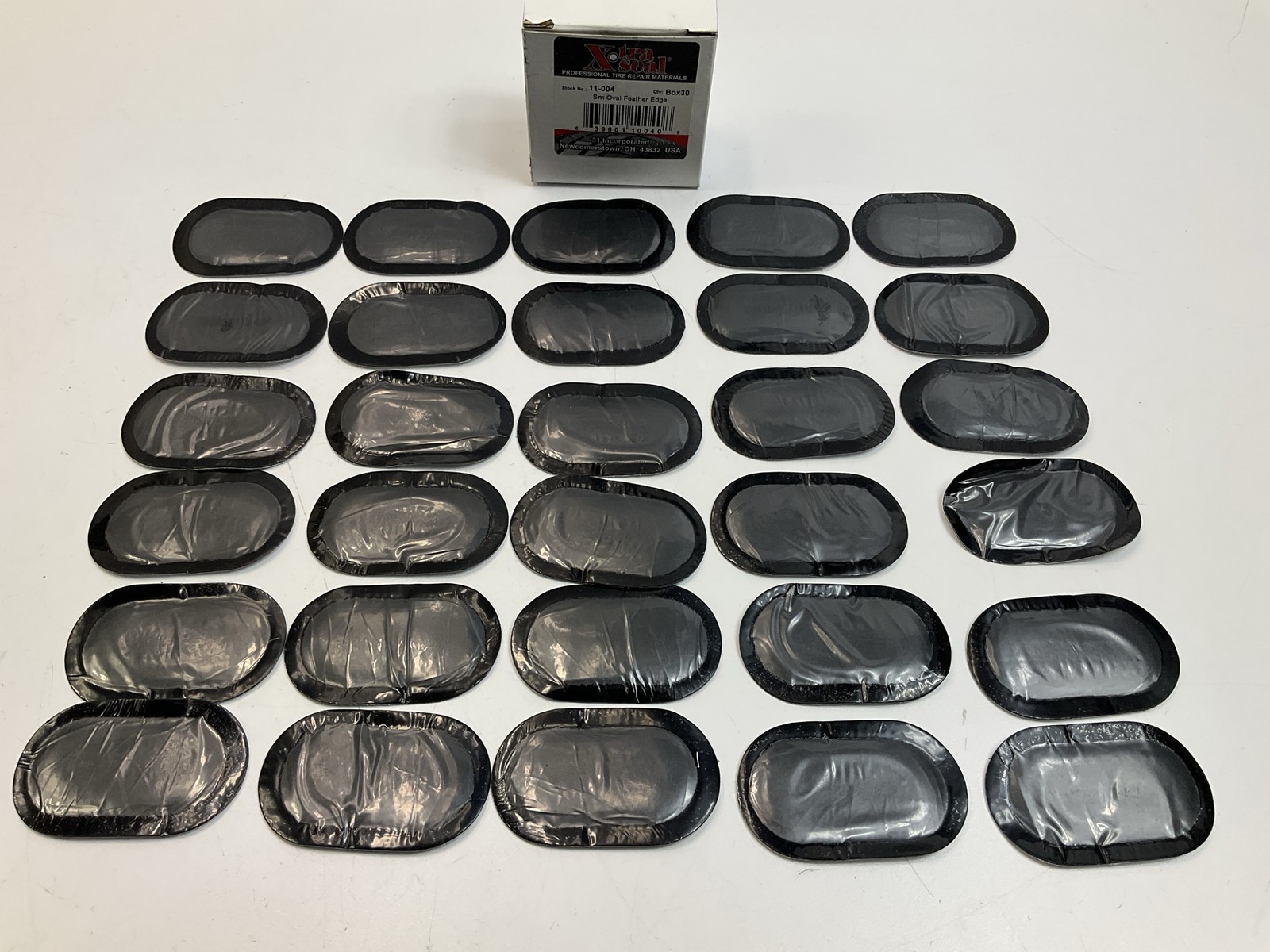 Xtra Seal 11-004 Small Oval Style Tube Repair Patch 1-3/8" X 2-3/8" - Box Of 30