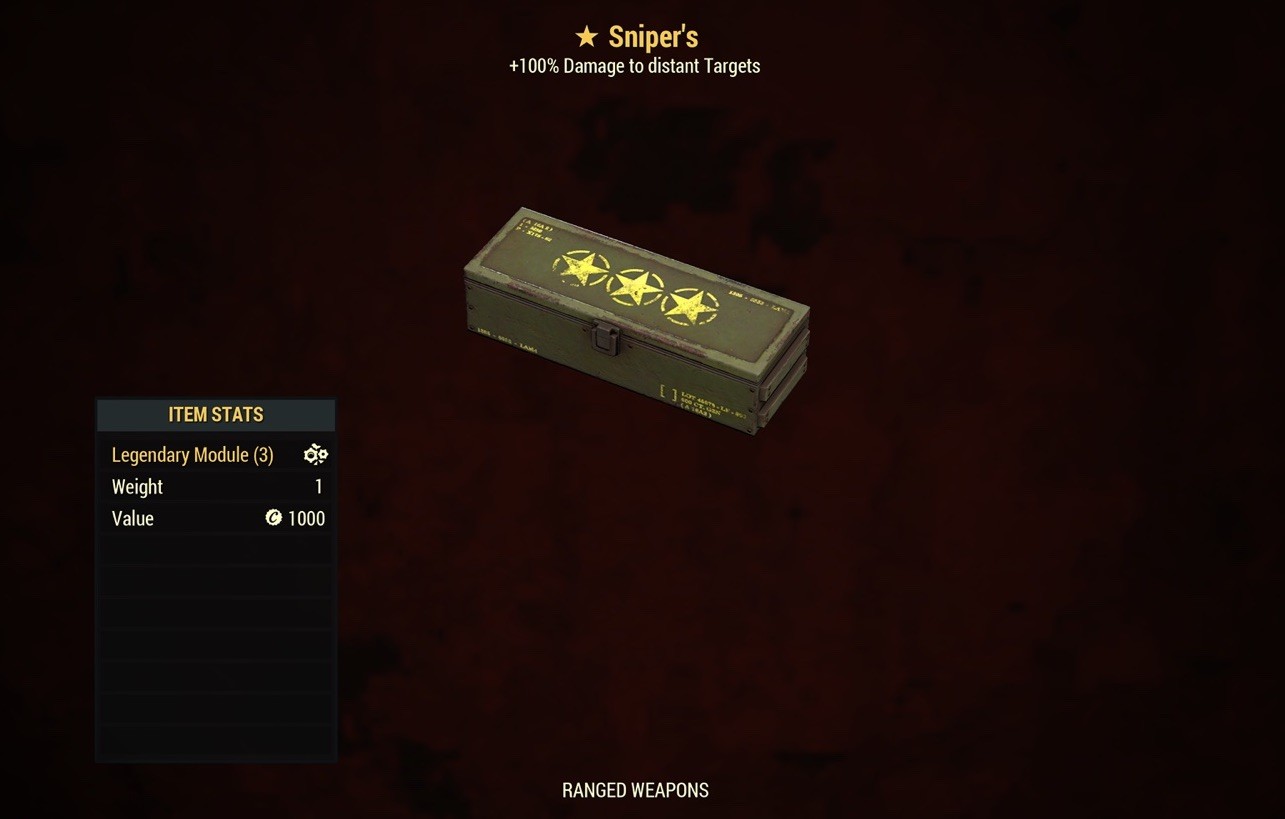 (Xbox) Sniper’s Legendary Mod
