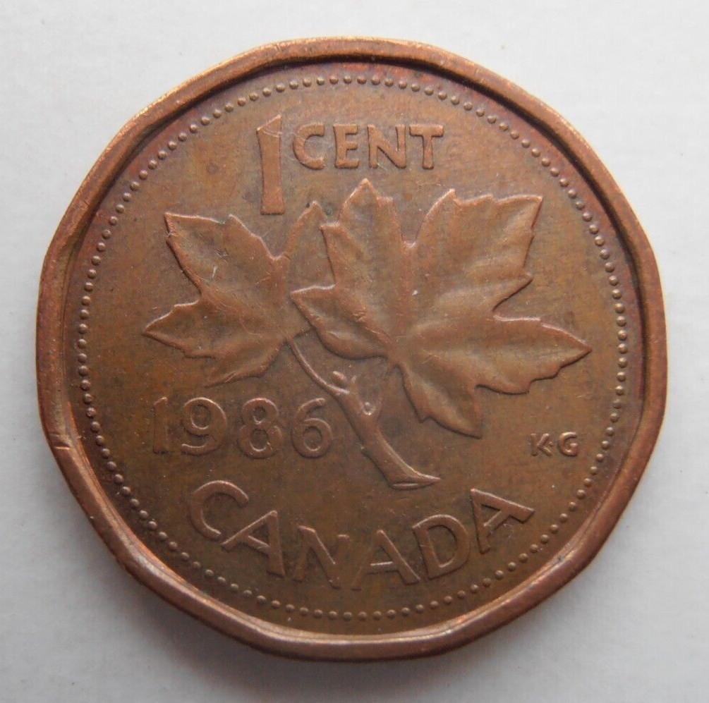 1986 CANADA 1 CENT