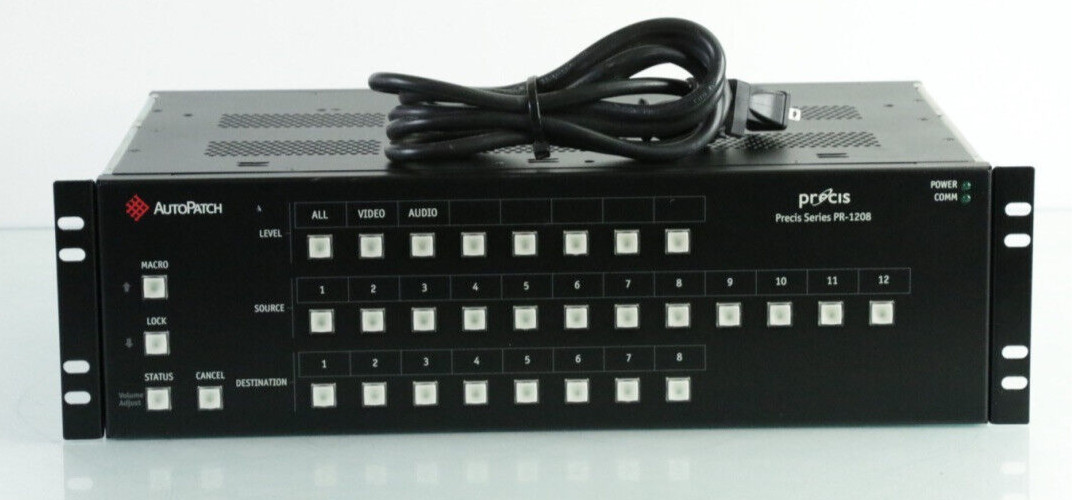 AMX Autopatch PR-1208 Audio & Video Matrix Switch o145