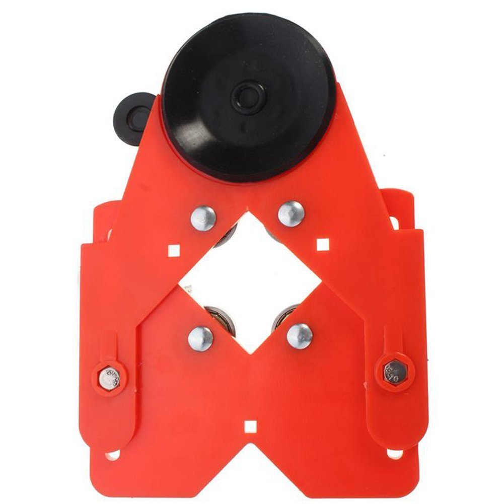 Used Drill Bit Hole Saw Guide Jig Fixture Vacuum Suction Base Cooler Input