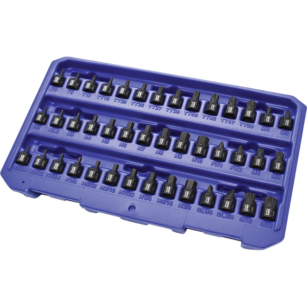 42pc 1/4" Drive Low Profile Nano Impact Bit Socket Set AST-78142