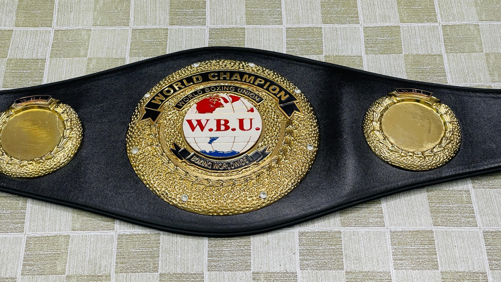 NEW CUSTOM WBU BOXING CHAMPIONSHIP REPLICA BELT HIGH QUALITY ADULT SIZE TITLE