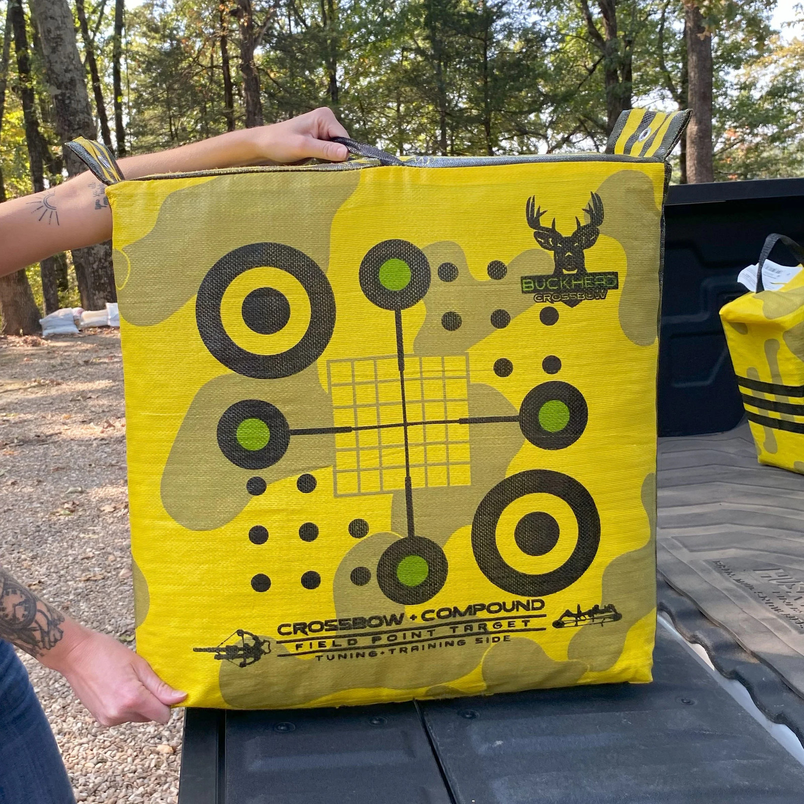 Durable Buckhead Archery Shooting Target for Outdoor Use