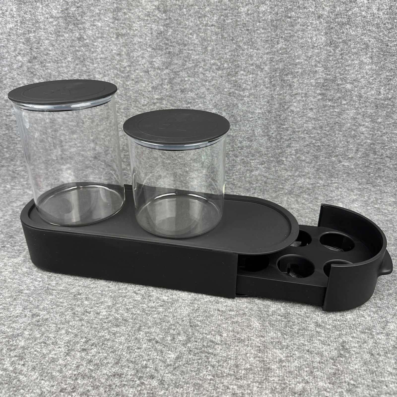 Keurig Coffee Station Pod Tray and Glass Jars NEW OPEN BOX