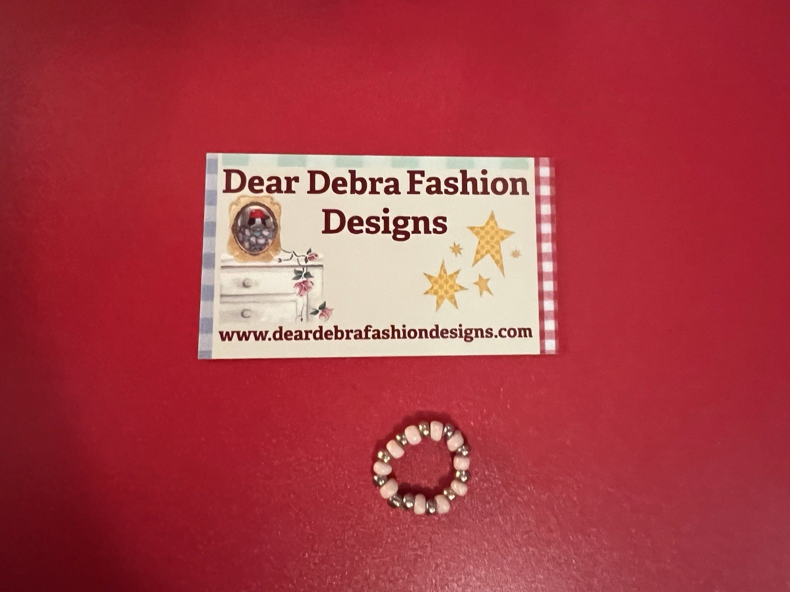 Beaded Ring One Size Fits All