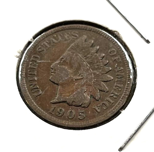 1905 Indian Cent Fine