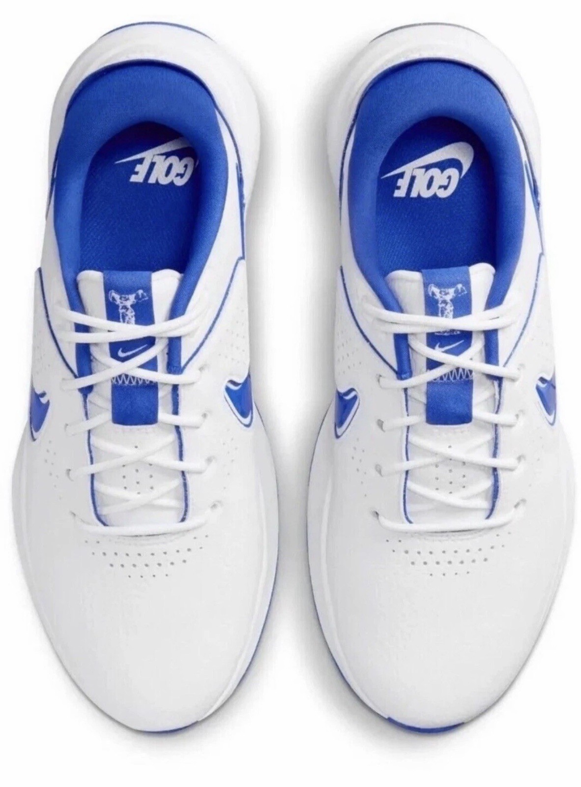 NEW Nike Victory Pro 3 Men Golf Shoes, White/Hyper Royal, DV6800-140, Size 15