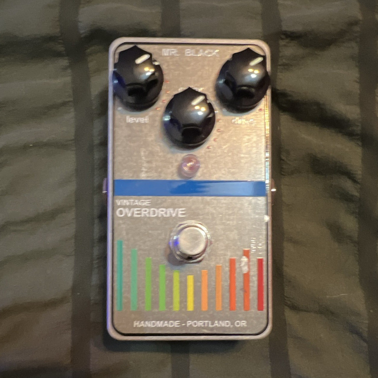 MR. BLACK Vintage Overdrive Guitar Effects Pedal Handmade Portland OR
