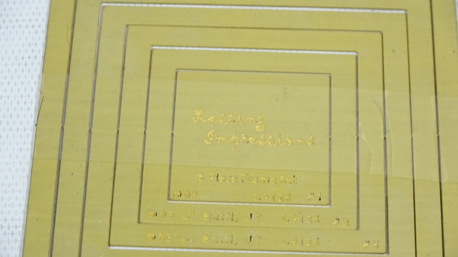2003 Lasting Impressions 6 Piece Frame Set L9126