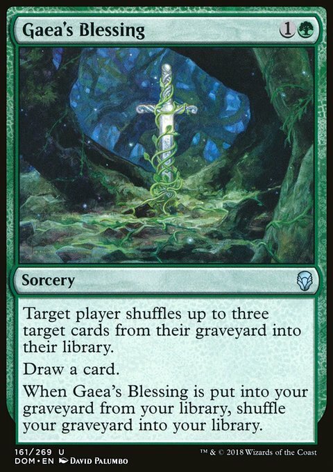 Magic the Gathering MTG Gaea's Blessing (161) Dominaria   LP