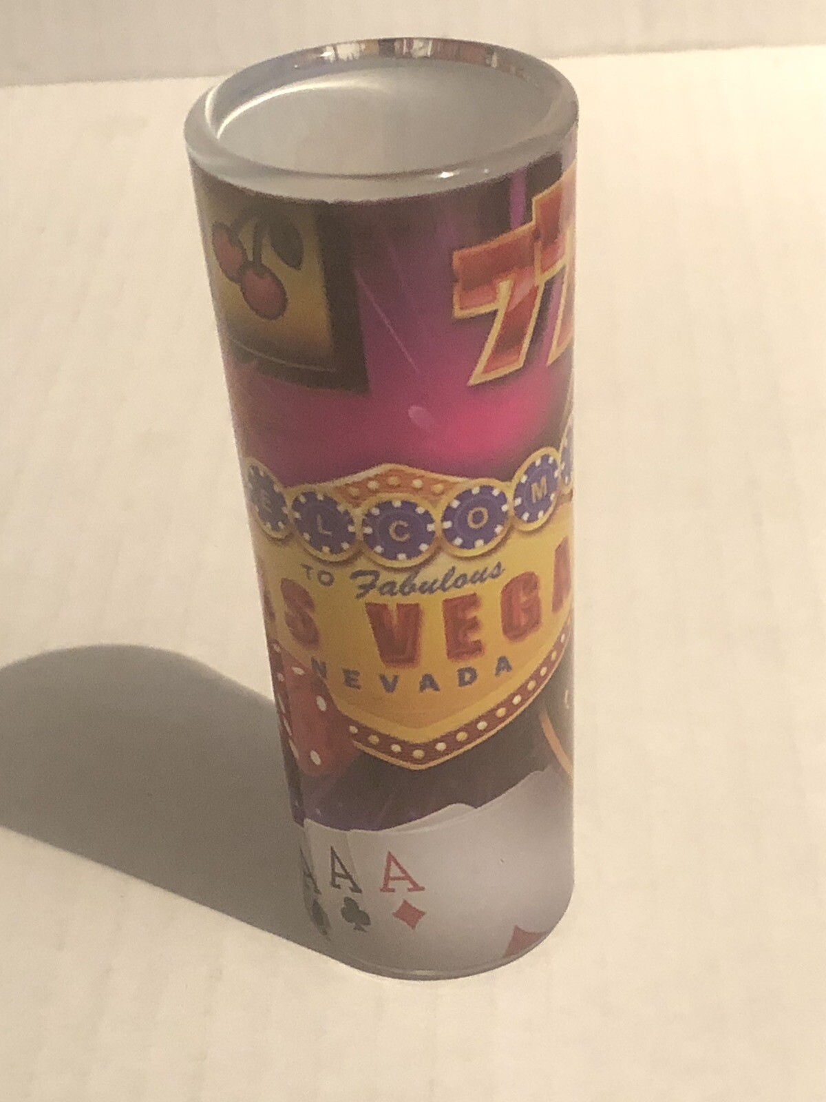 Shotglass- Casino Image- Used