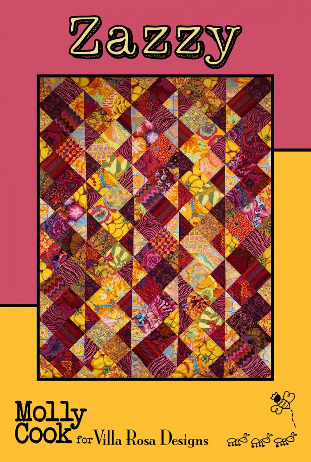 Zazzy by Villa Rosa Designs quilt instructions