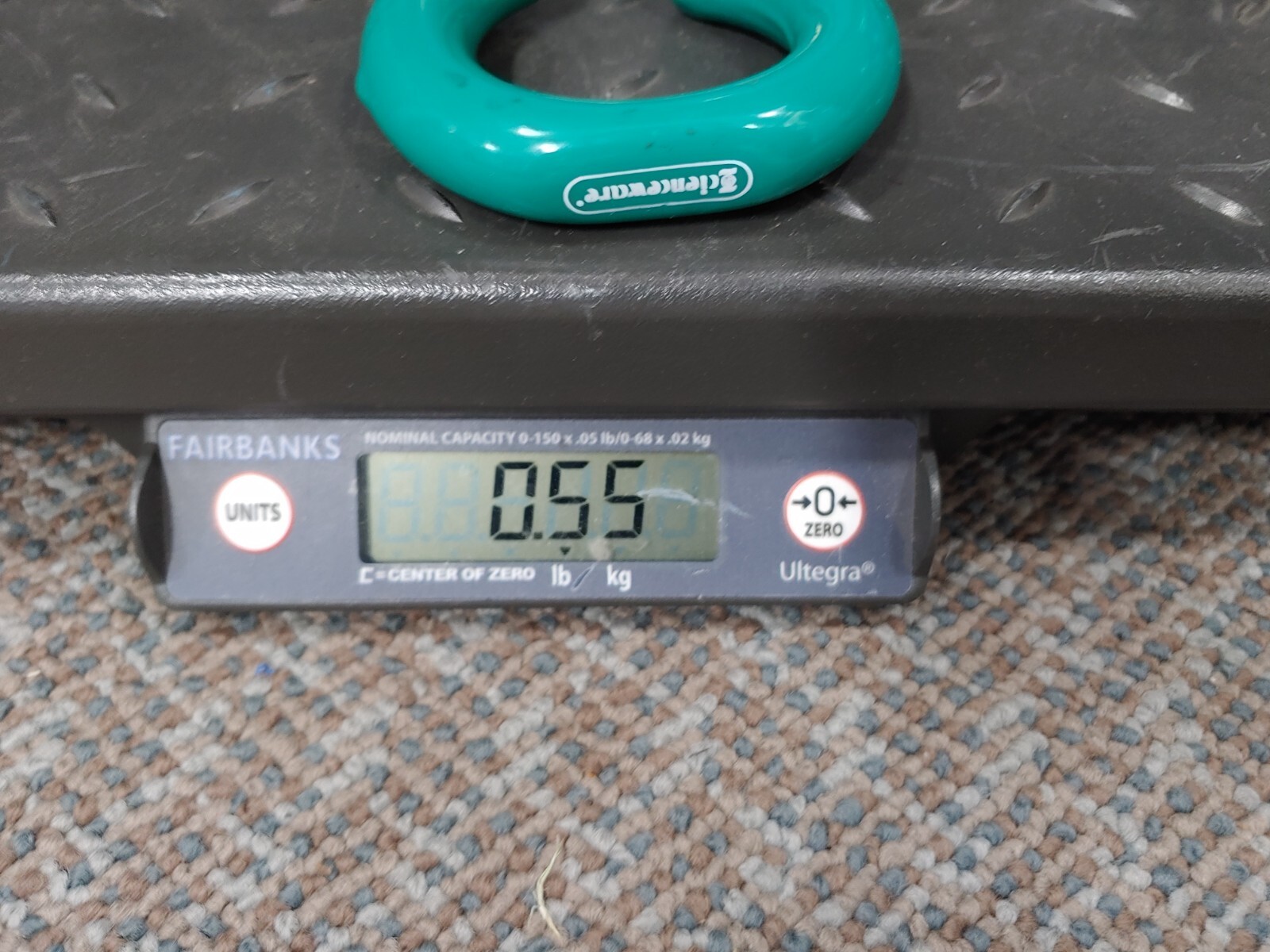 Lot of 4 SCIENCEWARE .5LB PVC Coated Lead Donut