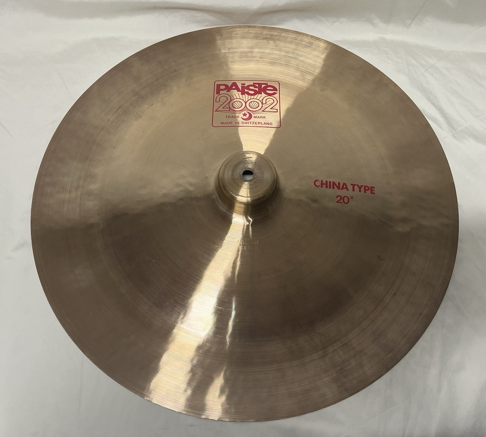 20” Paiste 2002 China Cymbal 1854g Used