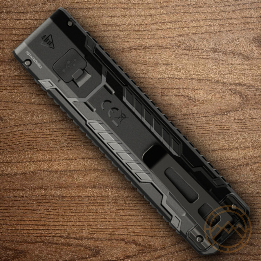 Nitecore EDC07 Flashlight Black Rechargeable Strobe SOS Resists Water/Impact