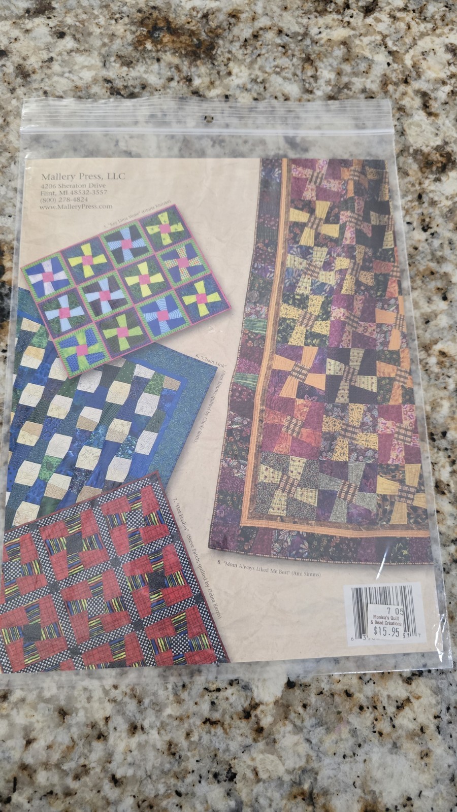 Foundation Impressions Quilt Stencils Twisted Sister Rotary Template & Pattern