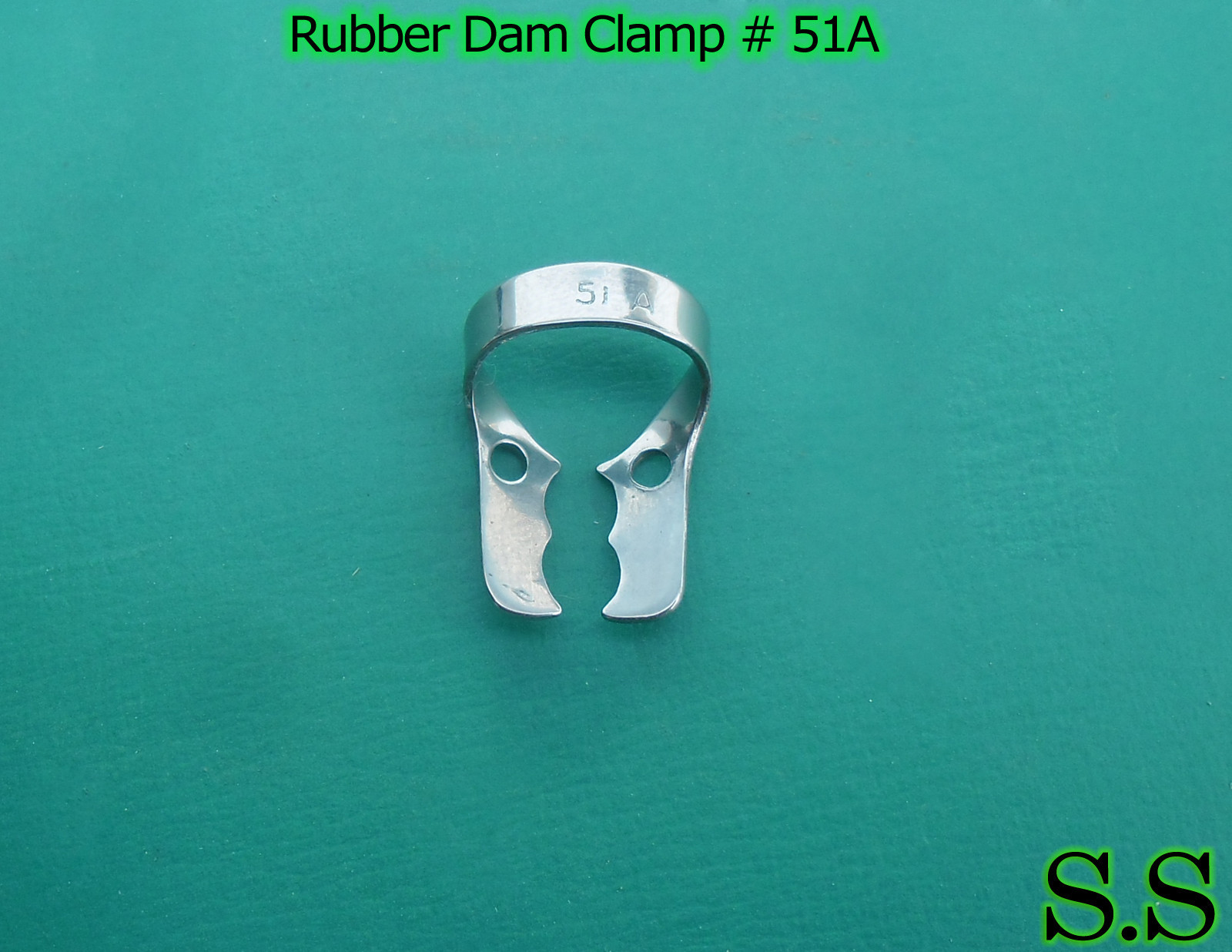 5 ENDODONTIC RUBBER DAM CLAMPS # 51A Dental Instruments