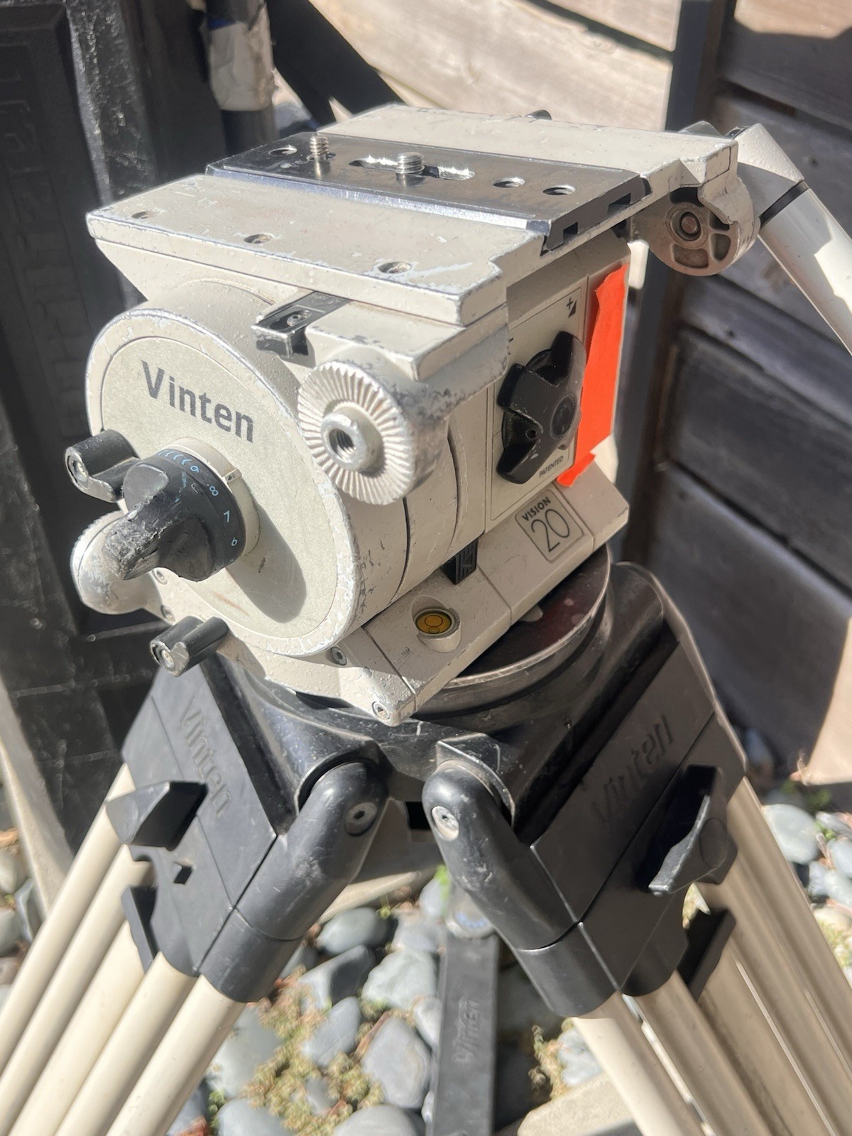 Used Vinten Vision 20 150mm Fluid Head Tripod 2 Stage