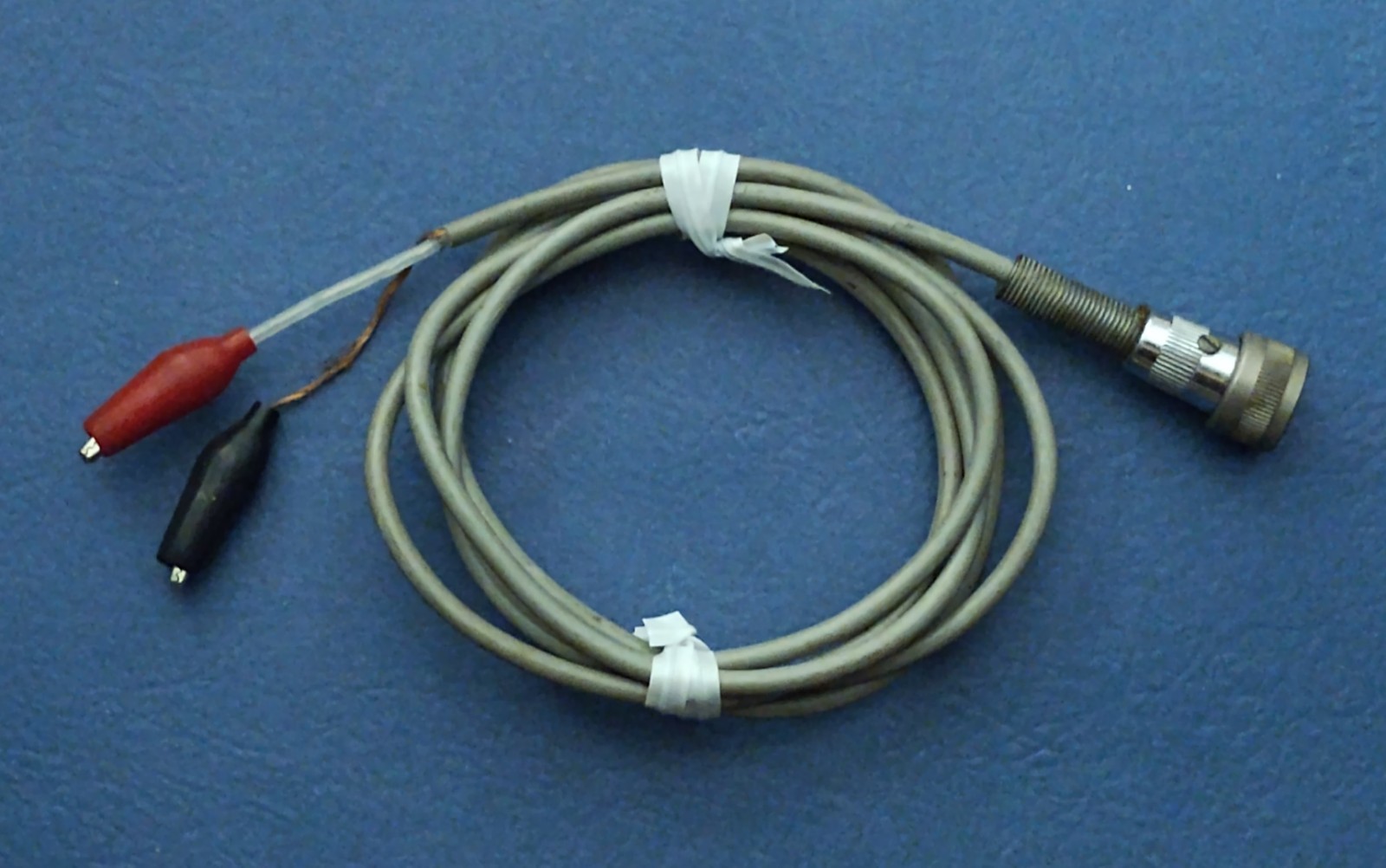 Audio Signal Generator Test Leads: 2501F Microphone to Alligator Clips