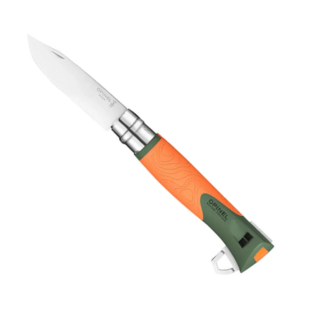 OPINEL FRANCE No.12 OUTDOOR EXPLORE ORANGE (002454) WITH TICK REMOVER -BRAND NEW