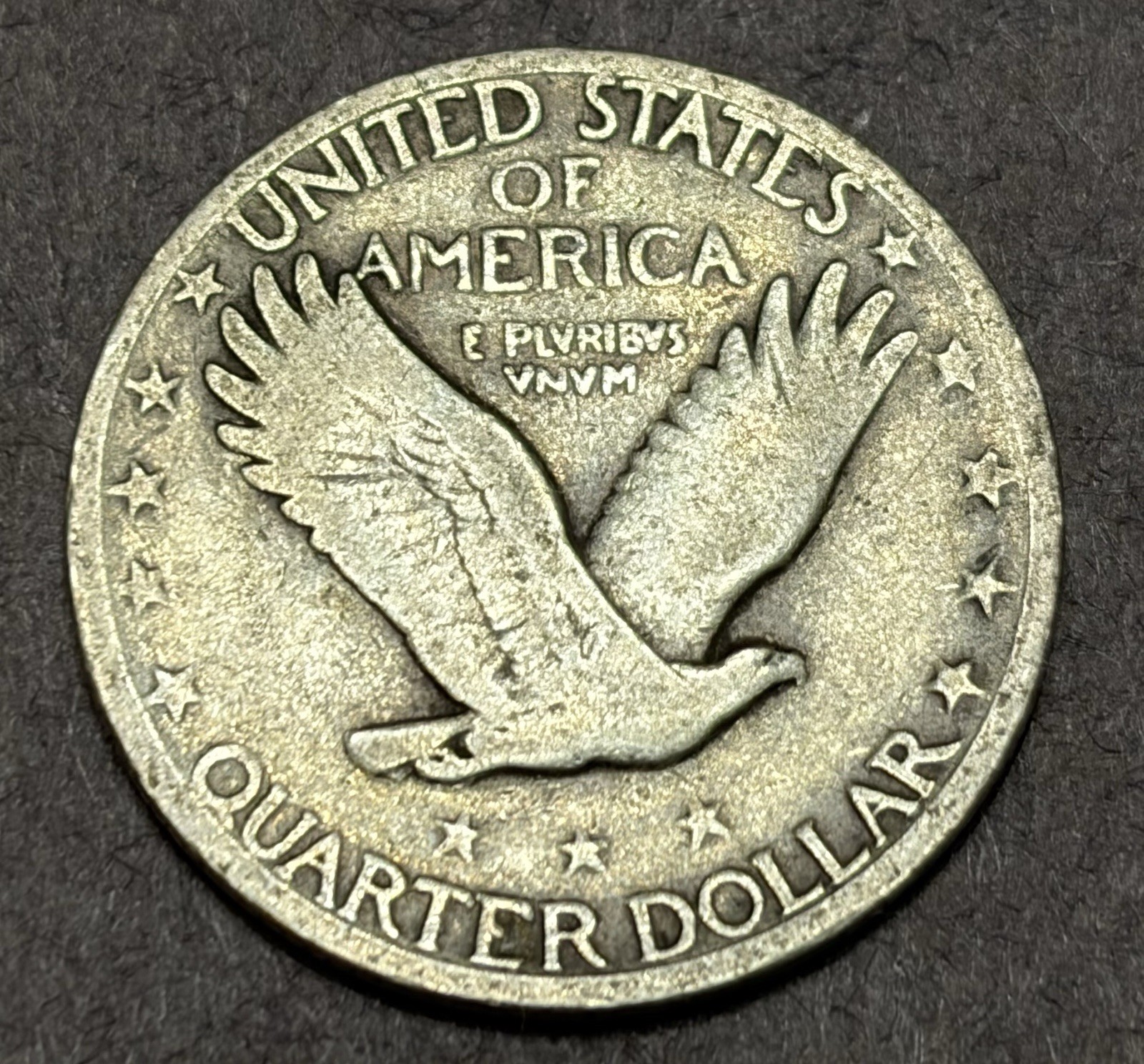 1927-P Standing Liberty Quarter~ VG+