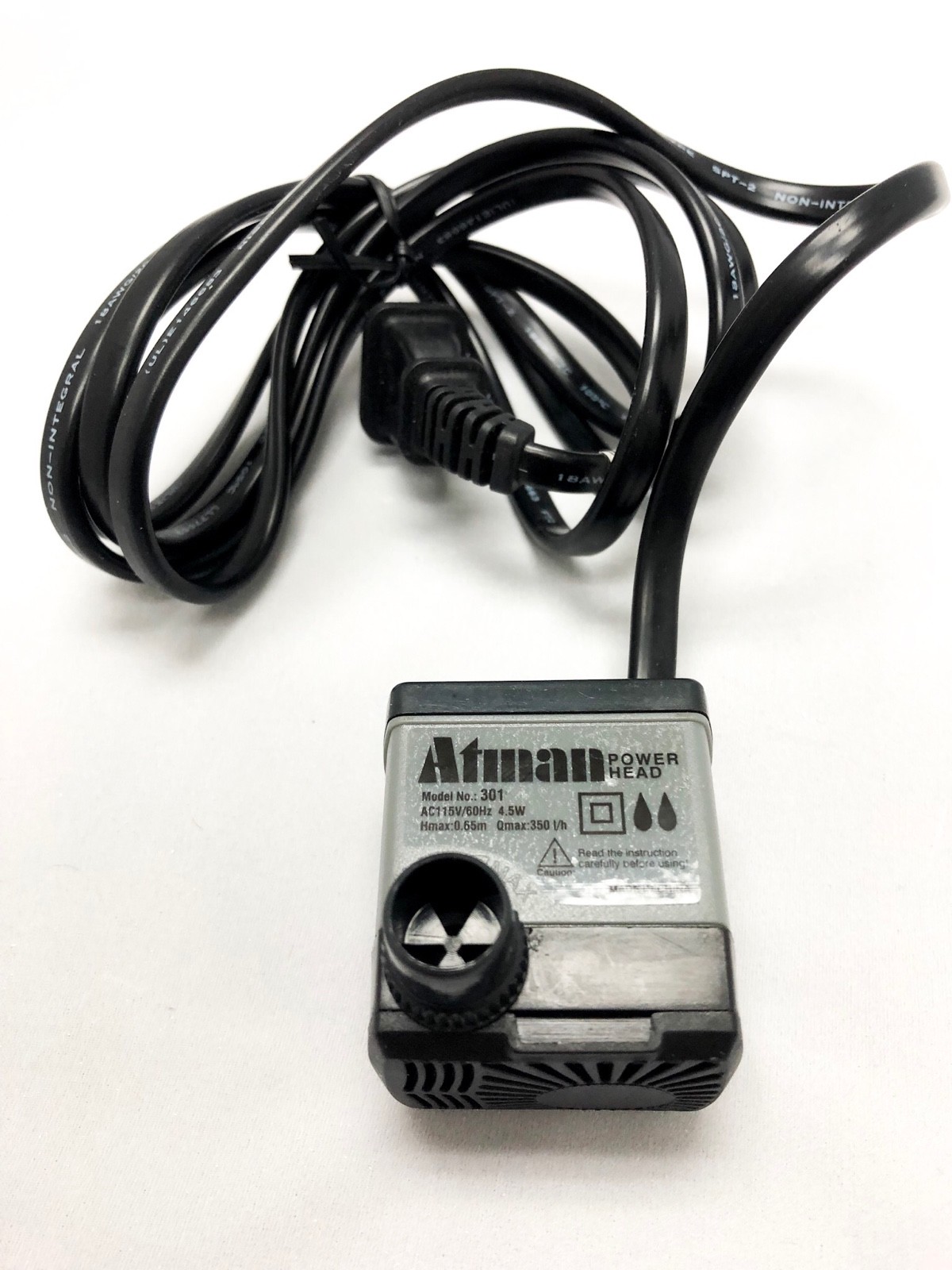 ViaAqua VA-301 Submersible Aquarium Powerhead Hydroponic Fountain Pump - 80 GPH