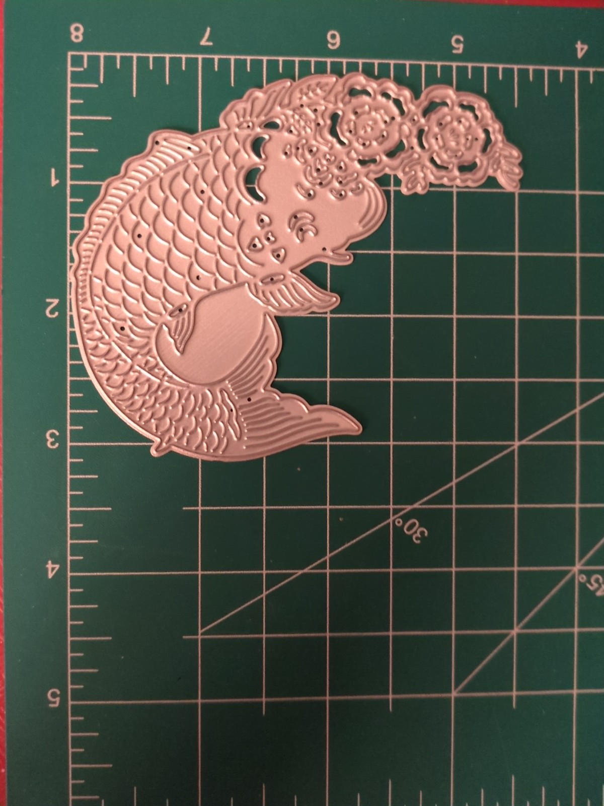 Thin Metal Die Cut Tool 4 Sizzix Good Luck Koi Fish Water Garden Pond Carp