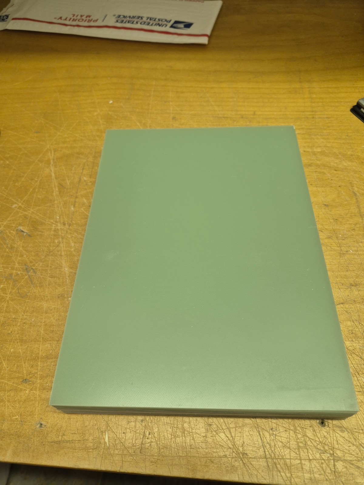 G10 FR-4 Phenolic Glass Epoxy Unclad Laminate  (1/2)  .500 x 7 1/4 x 16 inches