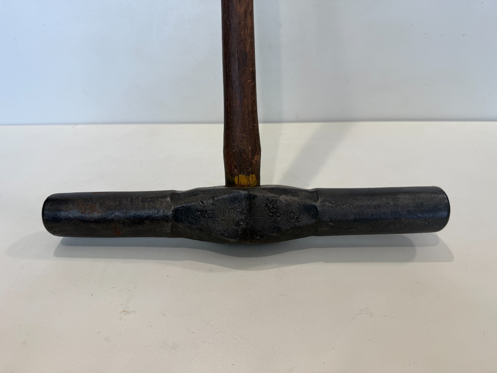 Vintage LAND LINES Forged Steel T-Handle Sledge Hammer 34” 11.5 lb