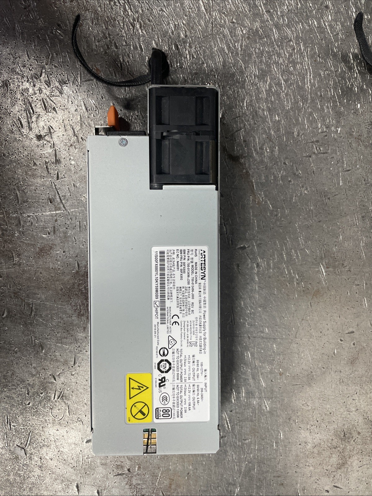 IBM 700-013496-J000 01EK249 01EK250 9840 9843 840 900 1300W Power Supply