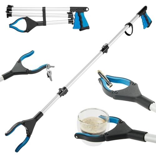 Upgraded Grabber Reacher Tool, Grabbers for Seniors, Extra Long Reacher 43 Inch