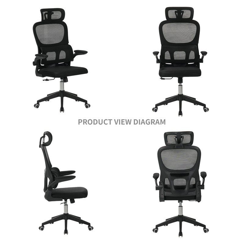 Ergonomic Home Office Computer Desk Chair High-Back Mesh Rolling Work Task Chair