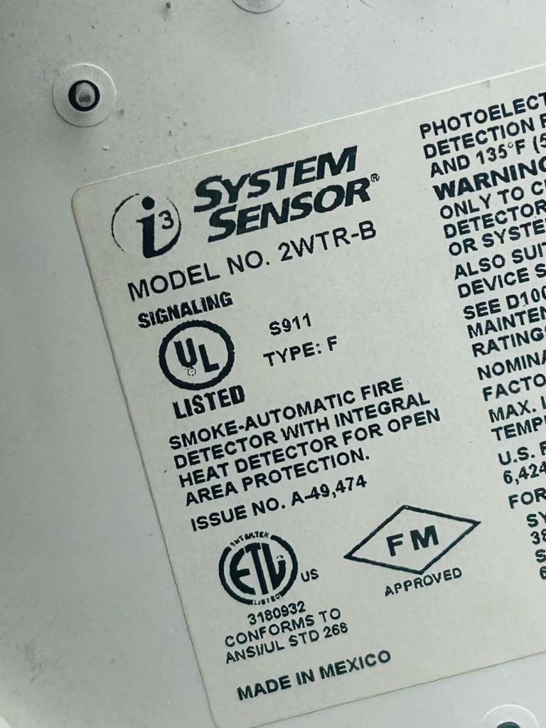 System Sensor 2WTR-B i3 2-Wire Smoke/Heat Detector + Base + Relay - 3375092