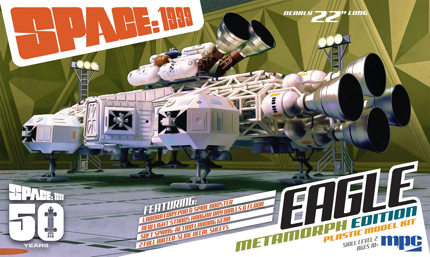 MPC Space 1999: Eagle Transporter Metamorph Edition 1:48 22'' Model Kit MPC1030