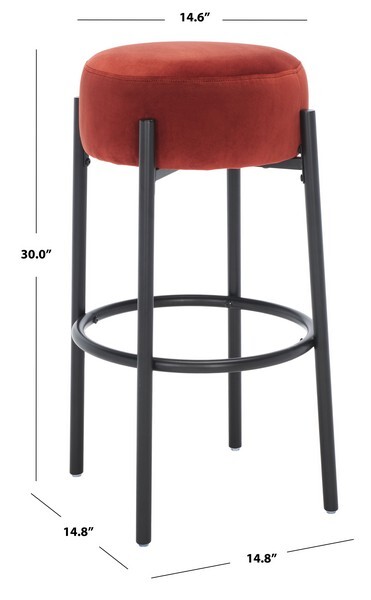 Safavieh PAISLEIGH METAL LEG BARSTOOL, Reduced Price 2172736491 SFV5031C