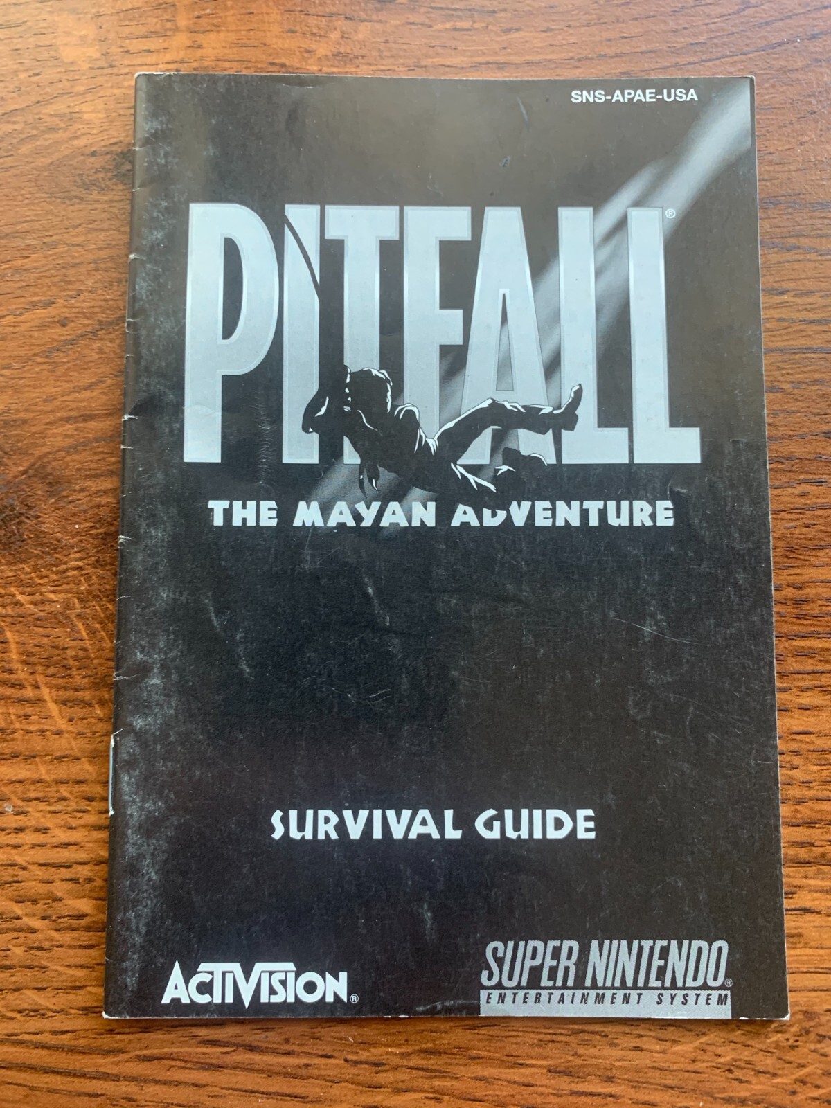 Pitfall Mayan Adventure Pit Fall SNES Super Nintendo Instruction Manual Only