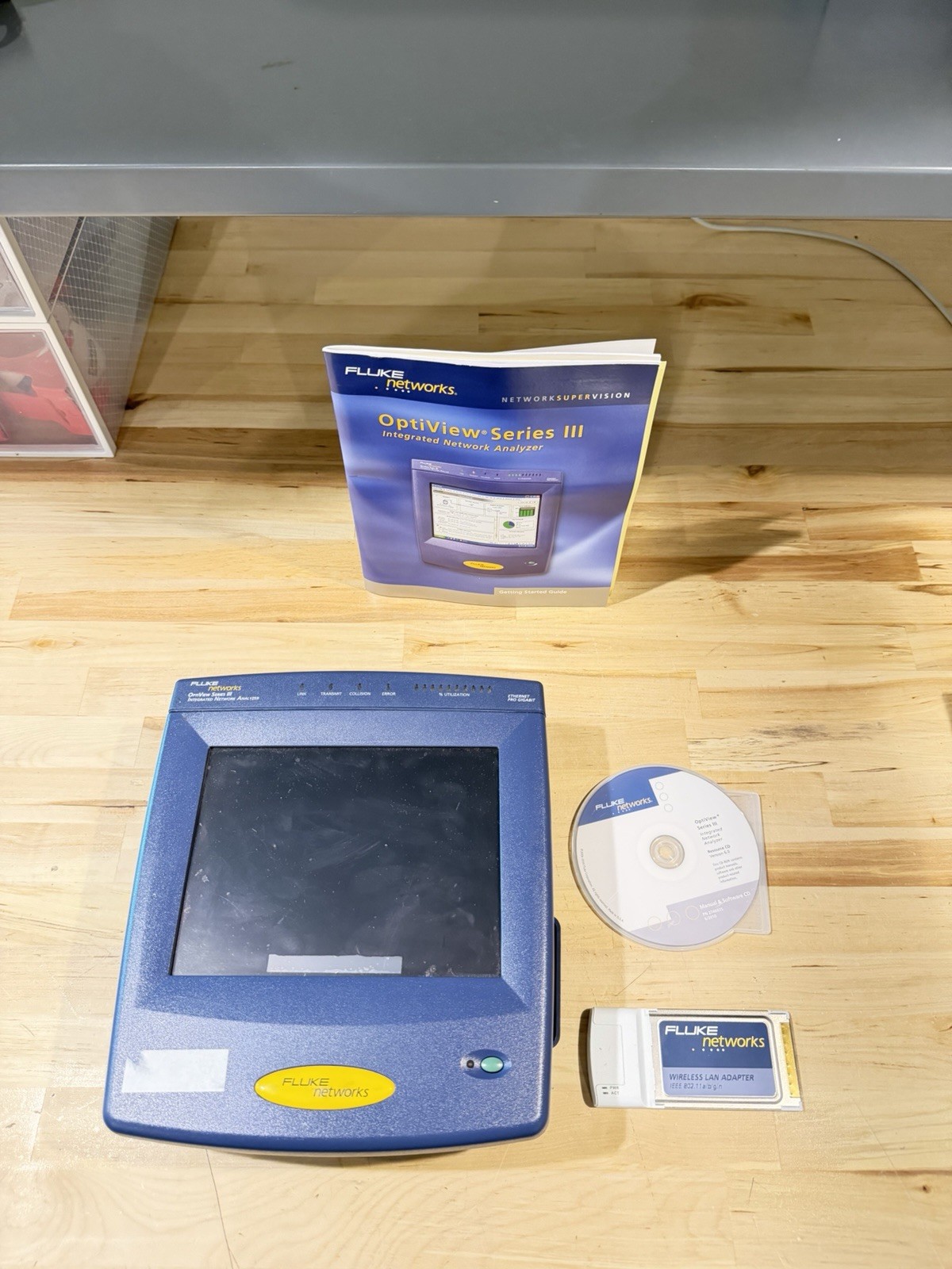 FLUKE NETWORKS OPTIVIEW SERIES III INTEGRATED NETWORKS ANALYZER - FREE SHIPPING