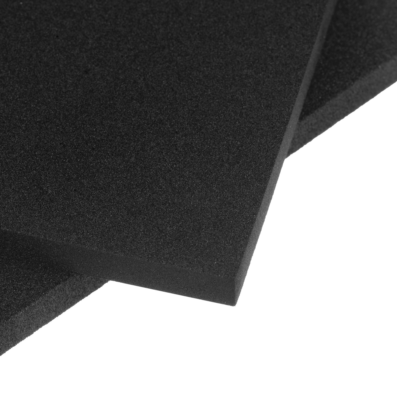 6pcs Rubber Padding Sheets 1/4" Thick x 4" Long Square Neoprene Foam Sheet