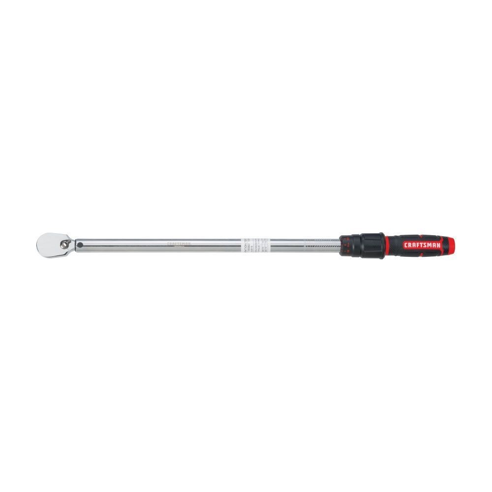 CRAFTSMAN 1/2 Inch Drive Micrometer Torque Wrench