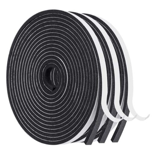Weather Stripping Door Seal, 1/4 Inch Wide X 1/8 Inch 1/4in * 1/8in * 50FT