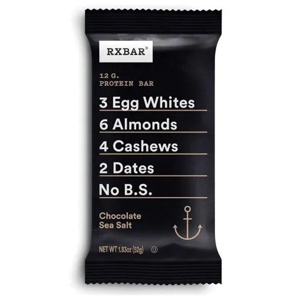 Rxbar Chocolate Sea Salt: Delicious and Nutritious Protein Bar Pack of 12