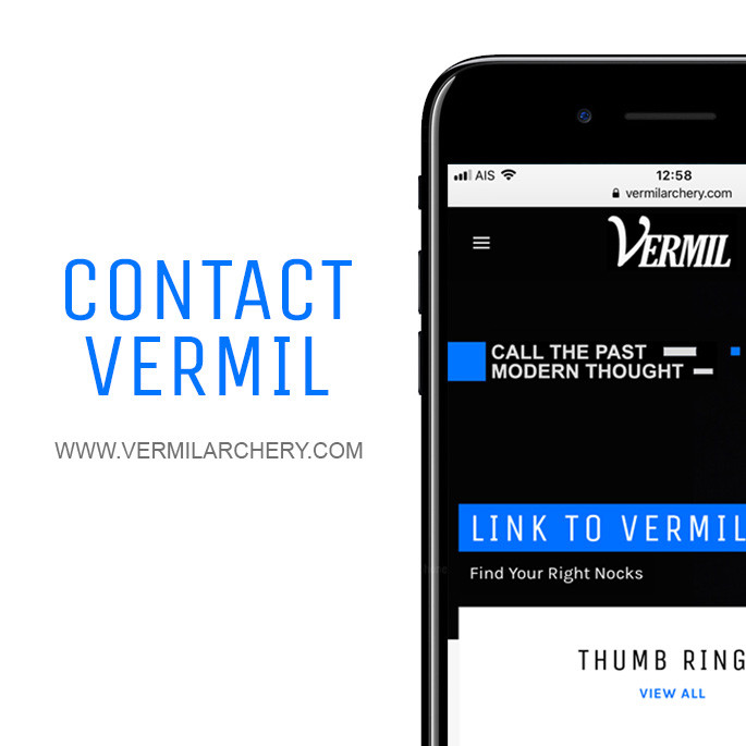 VERMIL TRADITIONAL ARCHERY POLYCARBONATE ARROW V-NOCK
