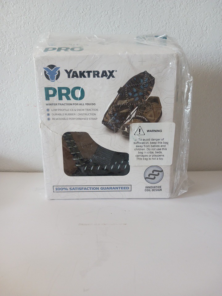 Yaktrax PRO Winter Traction   Fits Over Your Shoes (med)