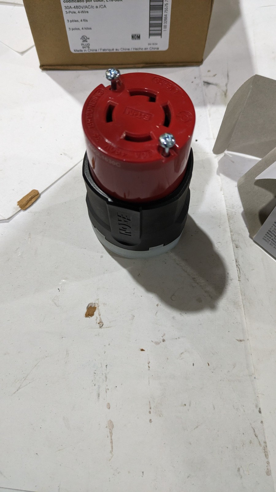 Cooper AHCL1630C Color locking L16-30R Connector receptICLE 30 Amp ... EACH