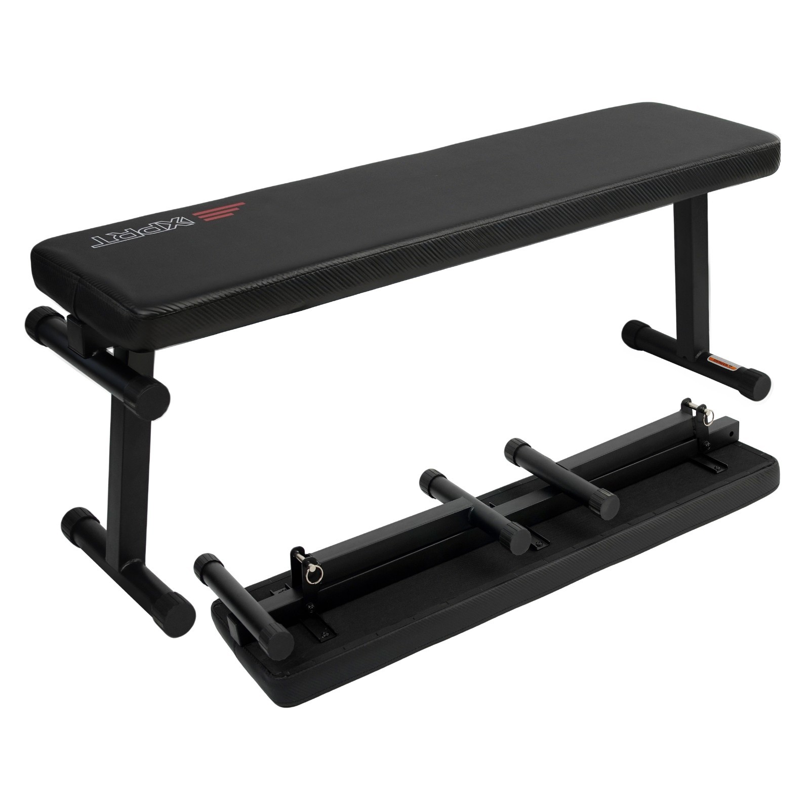 XPRT Fitness FB200 Foldable Flat Weight Bench – Heavy-Duty Steel, 440 lbs