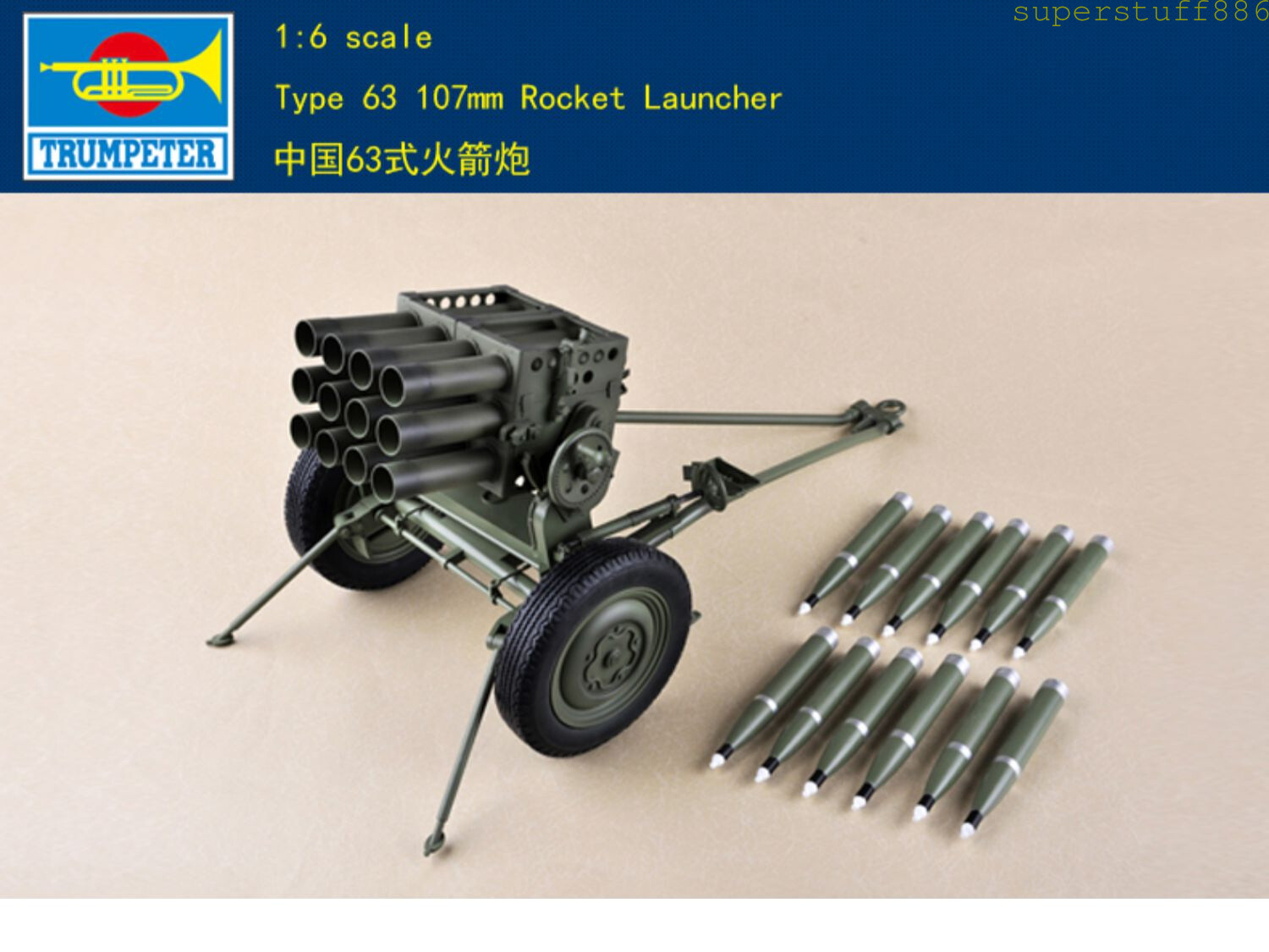 Trumpeter 01920 1/6 PLA Type 63 Multiple Rocket Launcher Model Kit