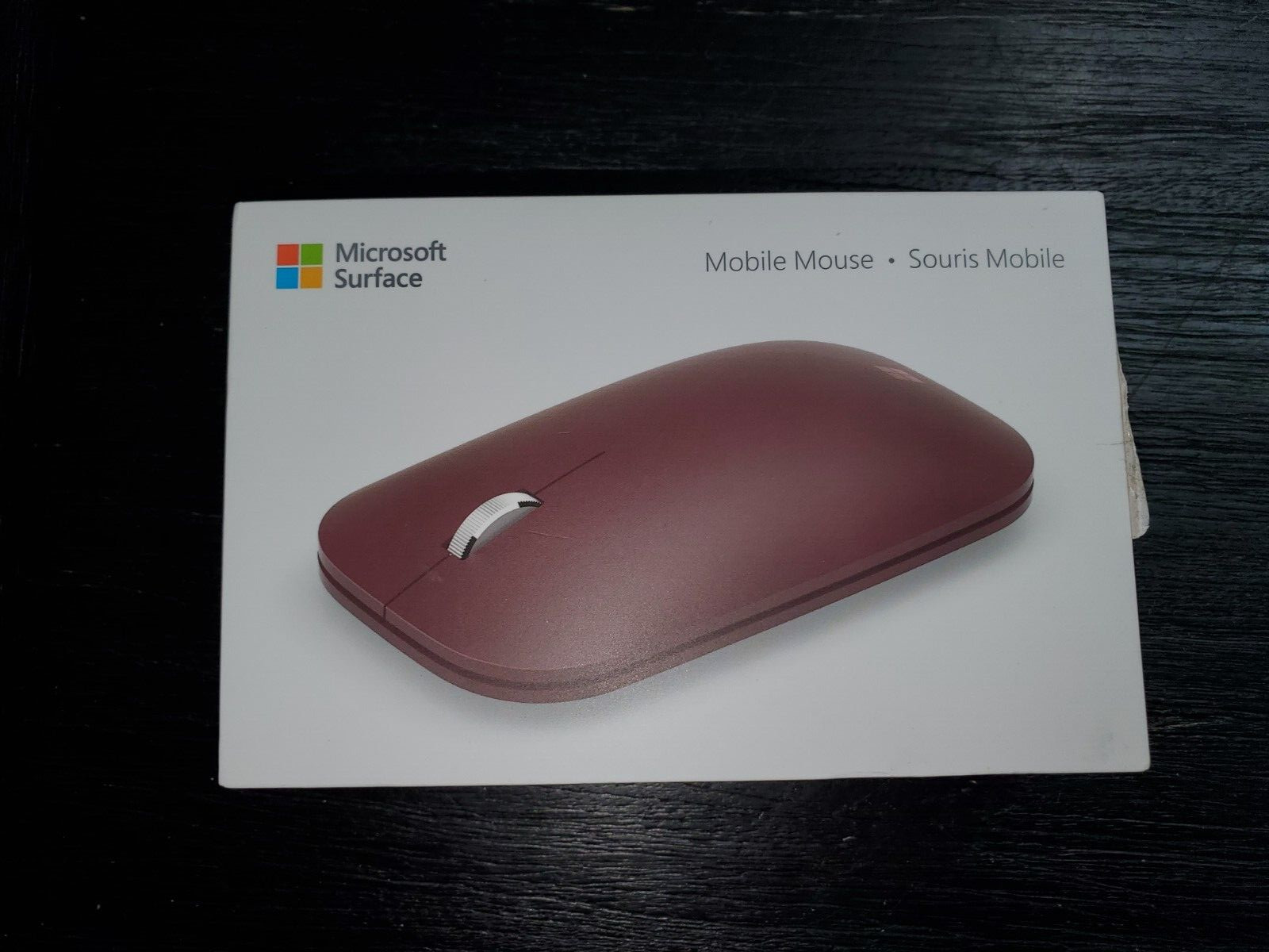 Box Only Microsoft Surface Mobile Mouse Burgundy KGY-00011 NO MOUSE INCLUDED