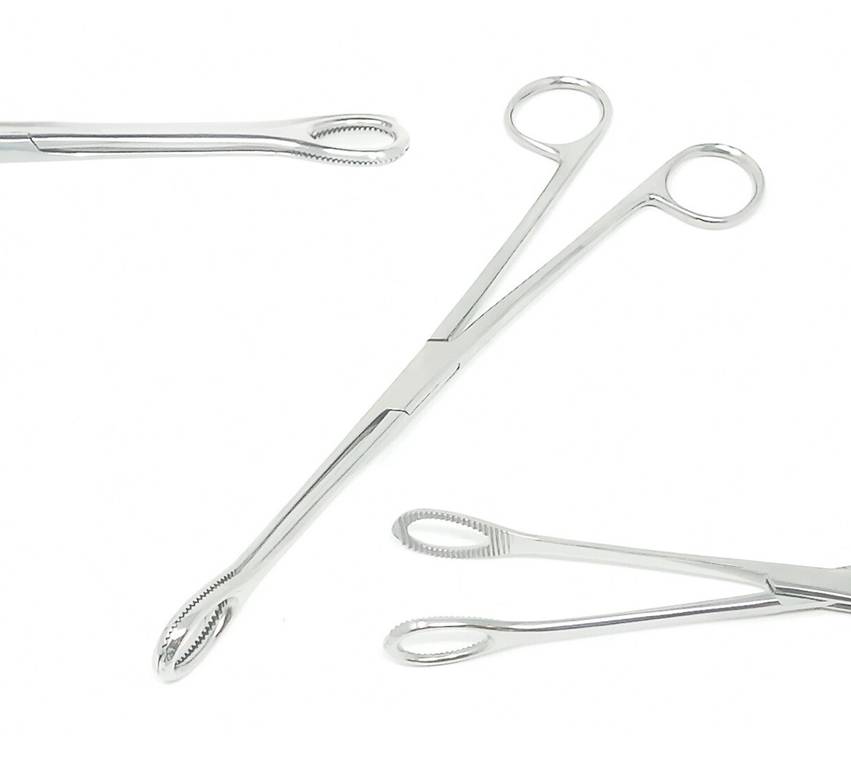Kelly Placenta Forceps Serrated Tip 9" STR Surgical OB/GYN Stainless Steel Inst